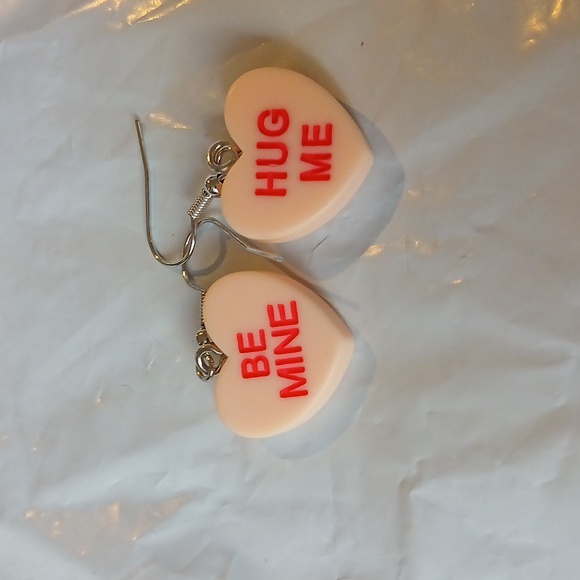 Valentine'S Day Resin Heart Earrings - Picture 4 of 6